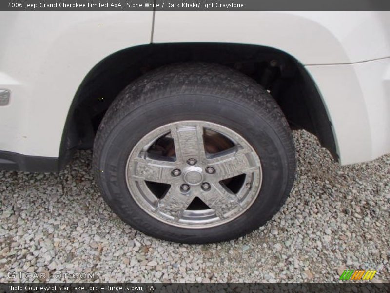 Stone White / Dark Khaki/Light Graystone 2006 Jeep Grand Cherokee Limited 4x4