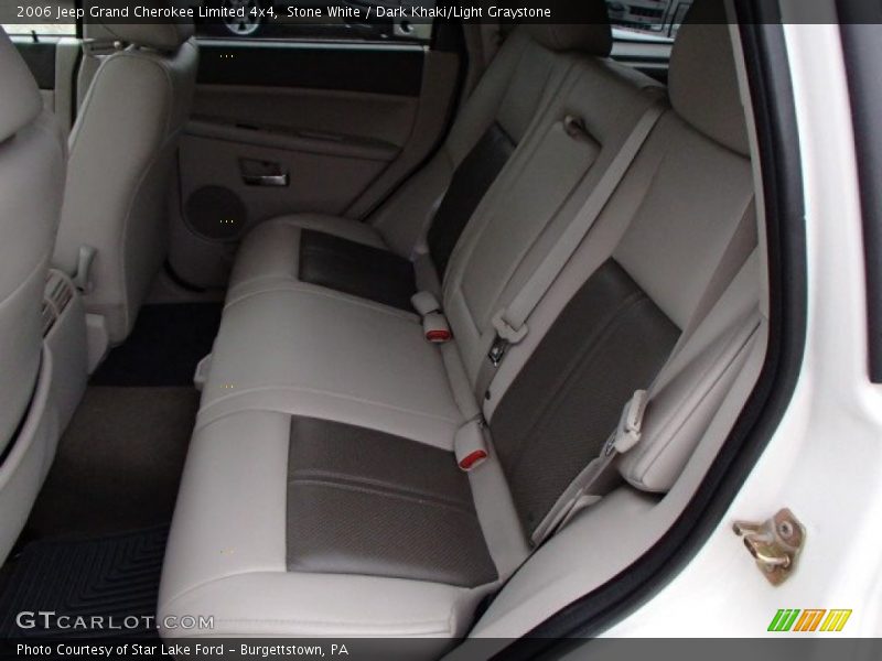 Stone White / Dark Khaki/Light Graystone 2006 Jeep Grand Cherokee Limited 4x4