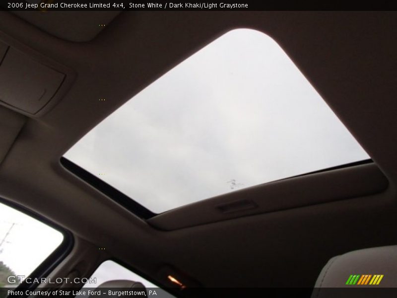 Stone White / Dark Khaki/Light Graystone 2006 Jeep Grand Cherokee Limited 4x4