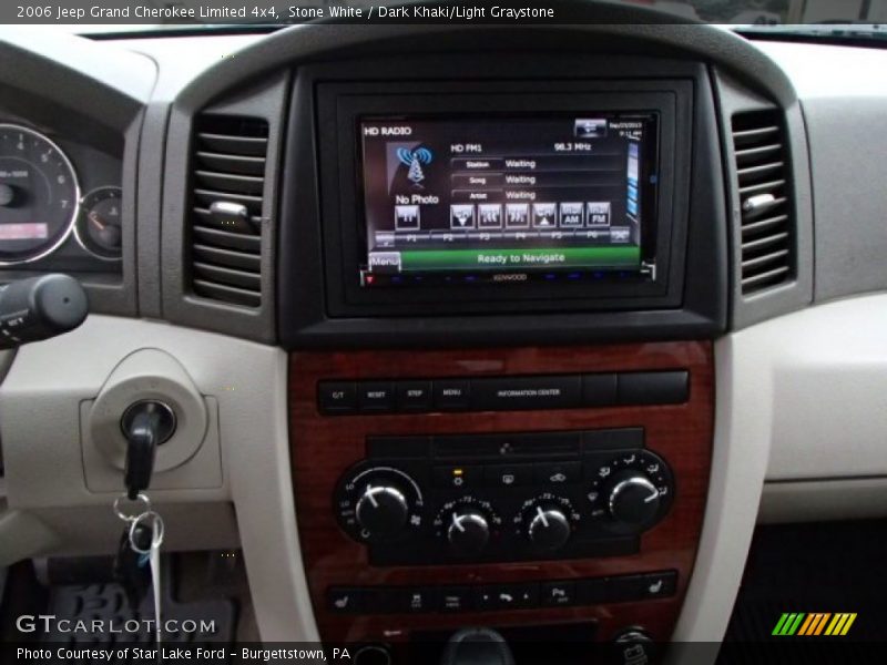 Stone White / Dark Khaki/Light Graystone 2006 Jeep Grand Cherokee Limited 4x4