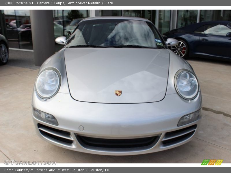 Arctic Silver Metallic / Black 2008 Porsche 911 Carrera S Coupe