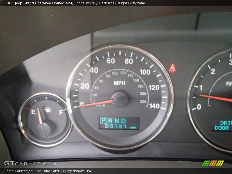 Stone White / Dark Khaki/Light Graystone 2006 Jeep Grand Cherokee Limited 4x4