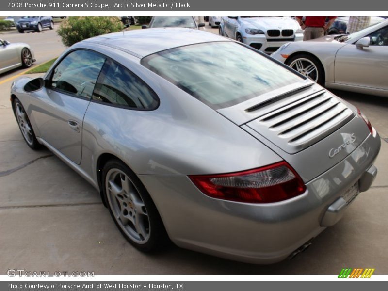 Arctic Silver Metallic / Black 2008 Porsche 911 Carrera S Coupe