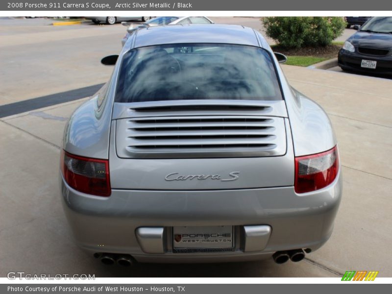 Arctic Silver Metallic / Black 2008 Porsche 911 Carrera S Coupe