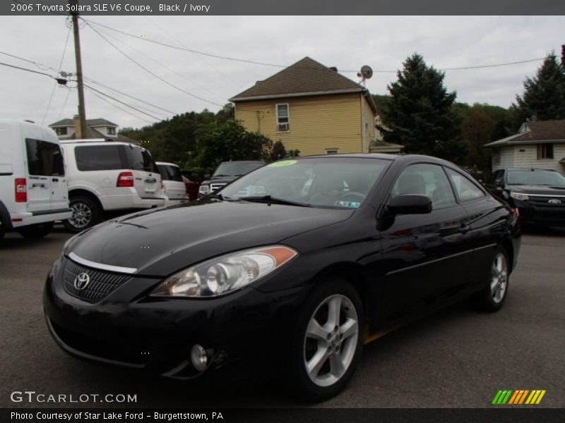 Black / Ivory 2006 Toyota Solara SLE V6 Coupe