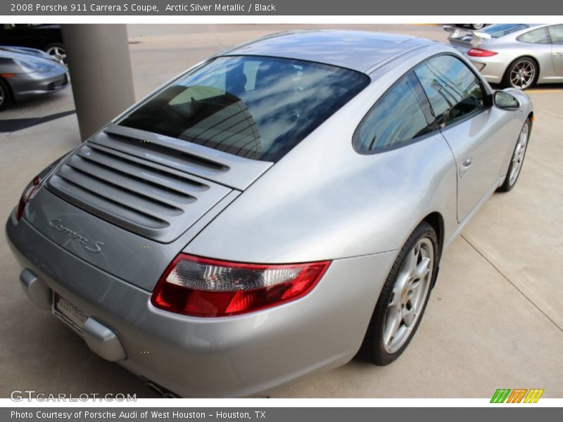 Arctic Silver Metallic / Black 2008 Porsche 911 Carrera S Coupe