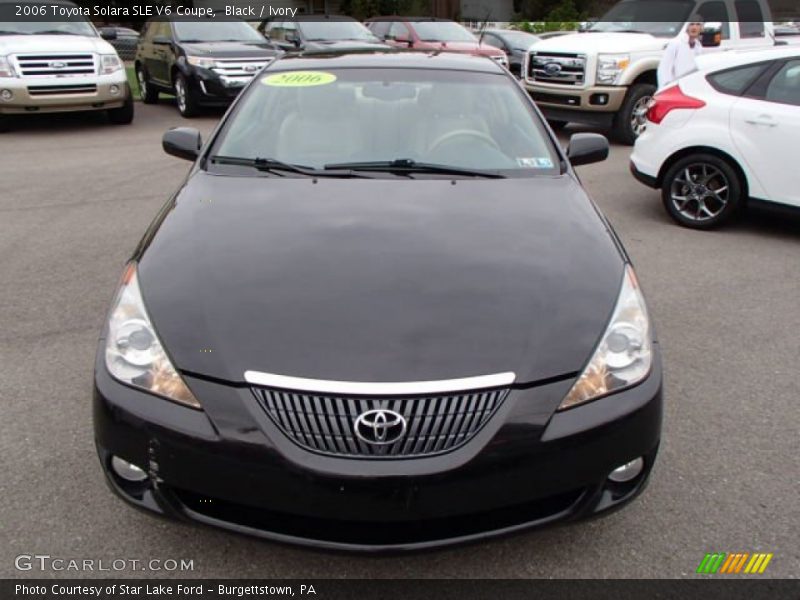 Black / Ivory 2006 Toyota Solara SLE V6 Coupe