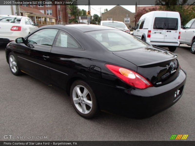 Black / Ivory 2006 Toyota Solara SLE V6 Coupe