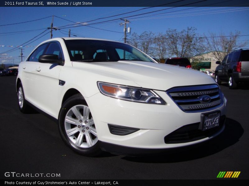 White Suede / Light Stone 2011 Ford Taurus SE