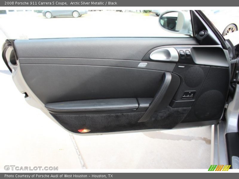 Arctic Silver Metallic / Black 2008 Porsche 911 Carrera S Coupe