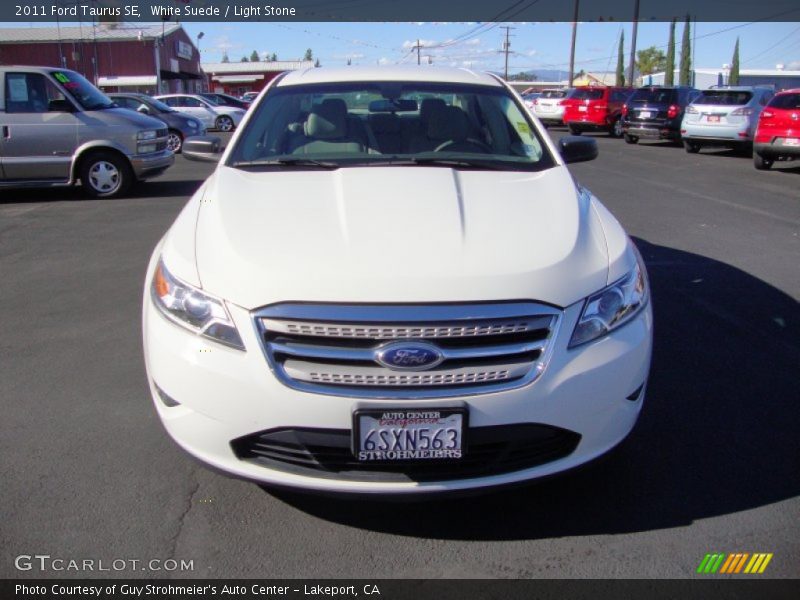 White Suede / Light Stone 2011 Ford Taurus SE