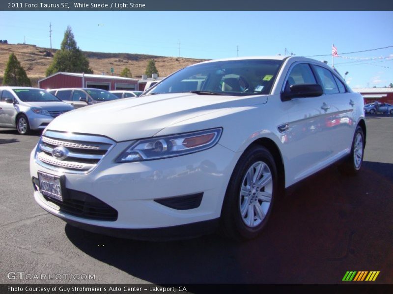 White Suede / Light Stone 2011 Ford Taurus SE