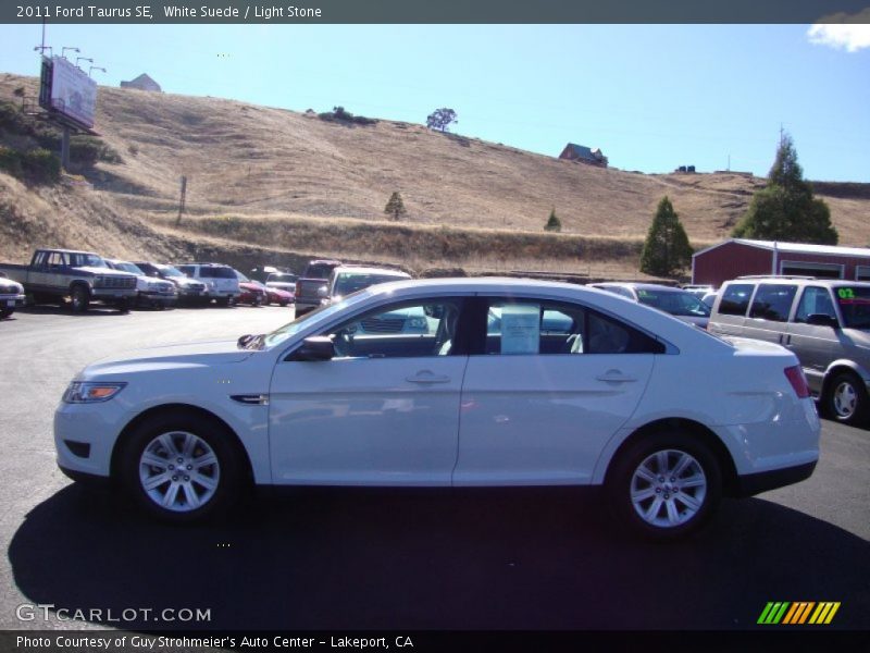 White Suede / Light Stone 2011 Ford Taurus SE