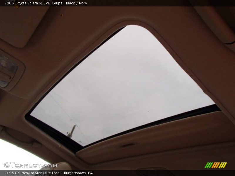 Black / Ivory 2006 Toyota Solara SLE V6 Coupe