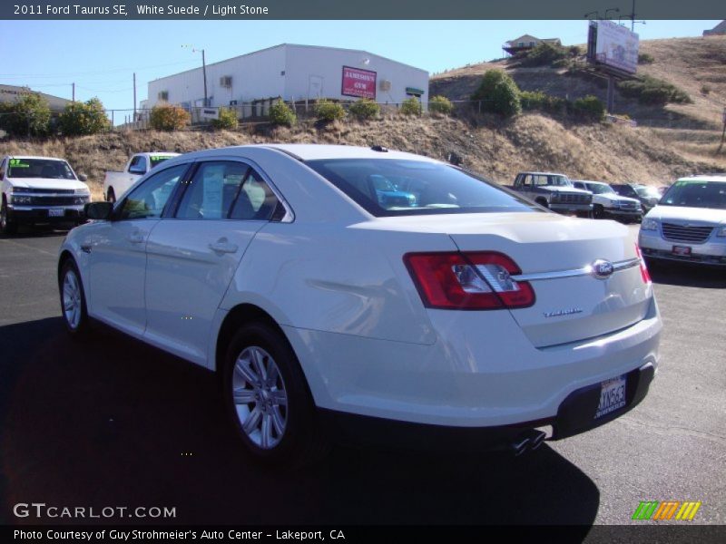 White Suede / Light Stone 2011 Ford Taurus SE