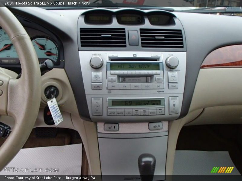 Black / Ivory 2006 Toyota Solara SLE V6 Coupe