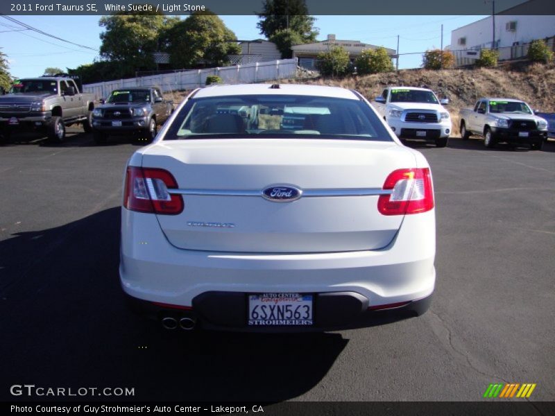 White Suede / Light Stone 2011 Ford Taurus SE