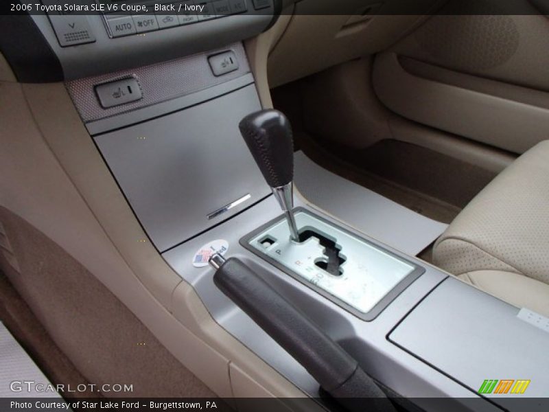 Black / Ivory 2006 Toyota Solara SLE V6 Coupe