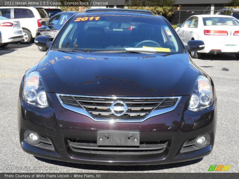 Crimson Black / Charcoal 2011 Nissan Altima 2.5 S Coupe