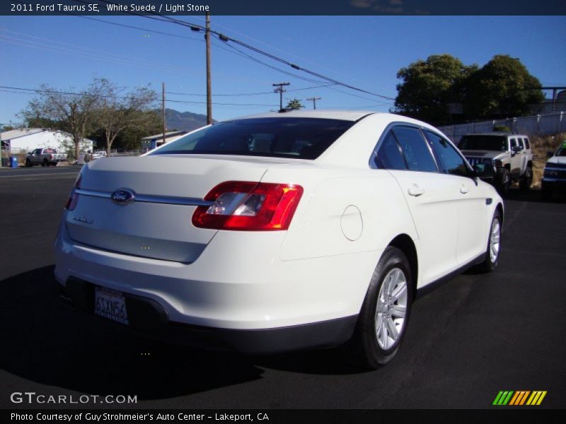 White Suede / Light Stone 2011 Ford Taurus SE