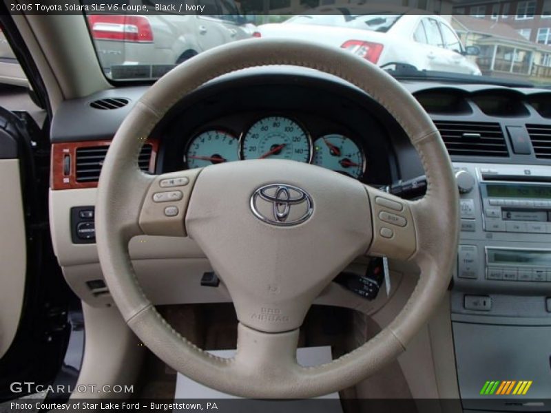 Black / Ivory 2006 Toyota Solara SLE V6 Coupe