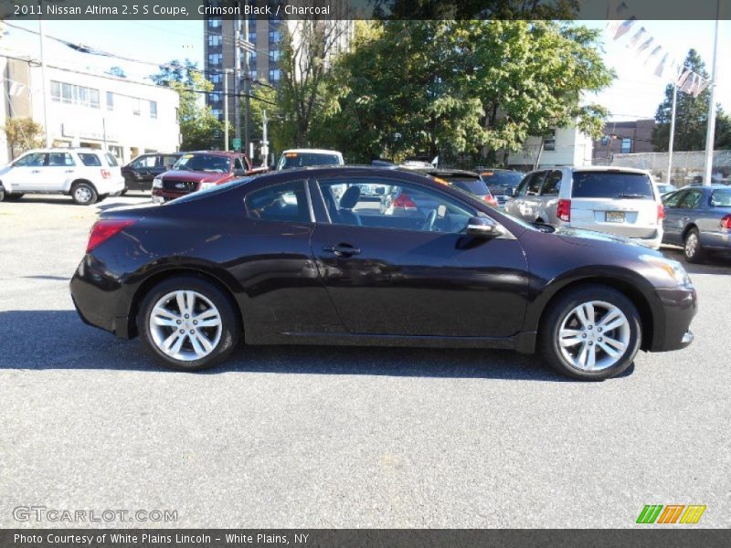 Crimson Black / Charcoal 2011 Nissan Altima 2.5 S Coupe