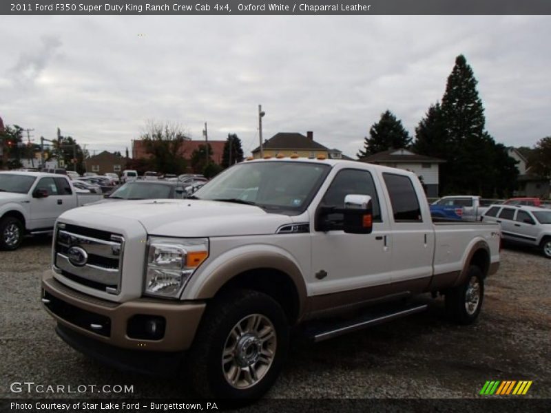 Oxford White / Chaparral Leather 2011 Ford F350 Super Duty King Ranch Crew Cab 4x4