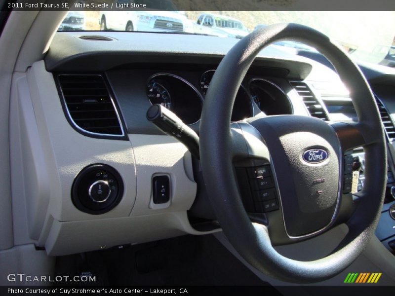 White Suede / Light Stone 2011 Ford Taurus SE