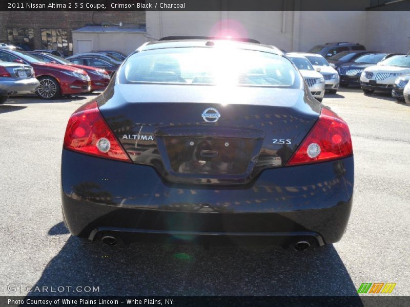 Crimson Black / Charcoal 2011 Nissan Altima 2.5 S Coupe
