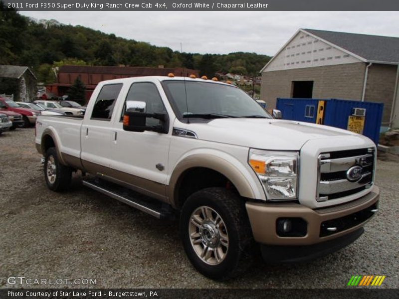 Oxford White / Chaparral Leather 2011 Ford F350 Super Duty King Ranch Crew Cab 4x4