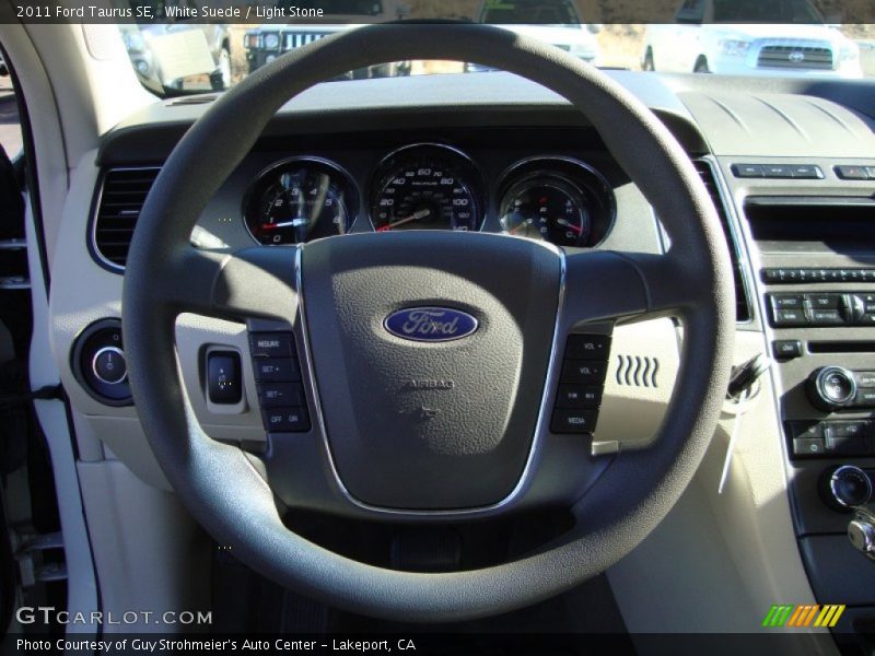 White Suede / Light Stone 2011 Ford Taurus SE
