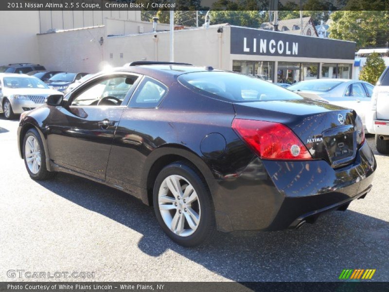 Crimson Black / Charcoal 2011 Nissan Altima 2.5 S Coupe