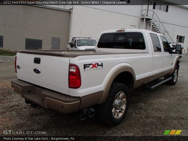 Oxford White / Chaparral Leather 2011 Ford F350 Super Duty King Ranch Crew Cab 4x4