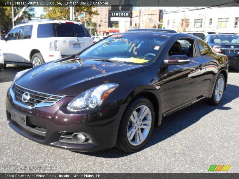 Crimson Black / Charcoal 2011 Nissan Altima 2.5 S Coupe