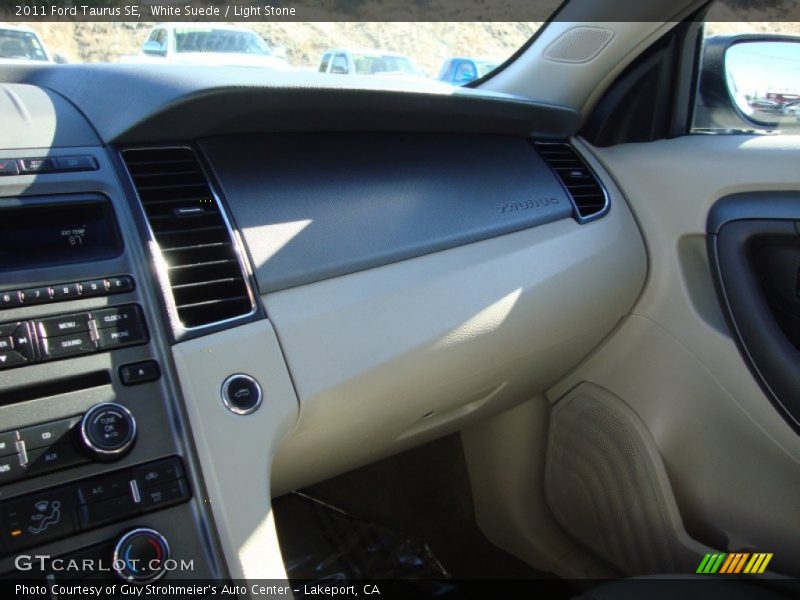 White Suede / Light Stone 2011 Ford Taurus SE