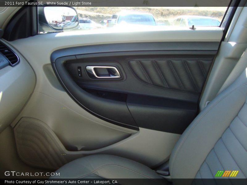White Suede / Light Stone 2011 Ford Taurus SE
