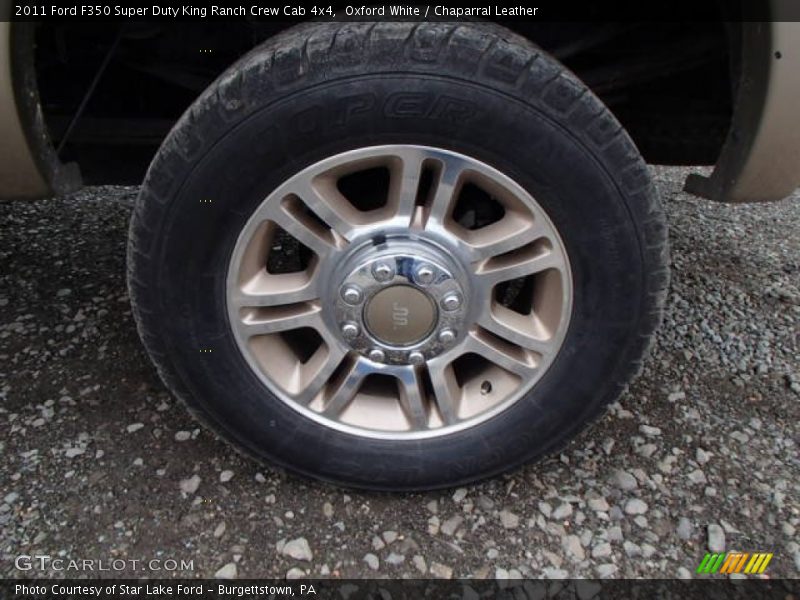 Oxford White / Chaparral Leather 2011 Ford F350 Super Duty King Ranch Crew Cab 4x4