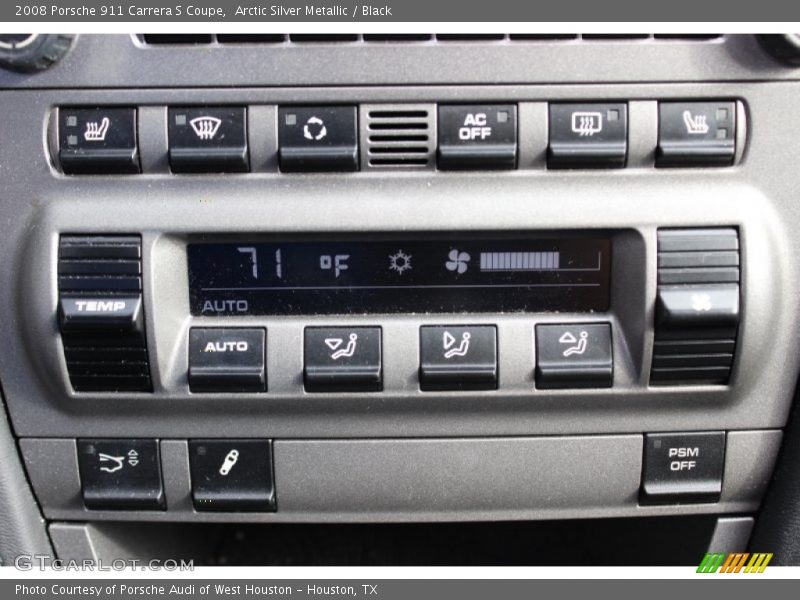 Arctic Silver Metallic / Black 2008 Porsche 911 Carrera S Coupe