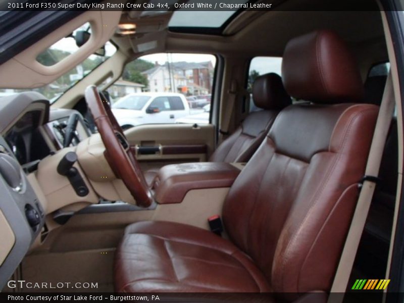 Oxford White / Chaparral Leather 2011 Ford F350 Super Duty King Ranch Crew Cab 4x4