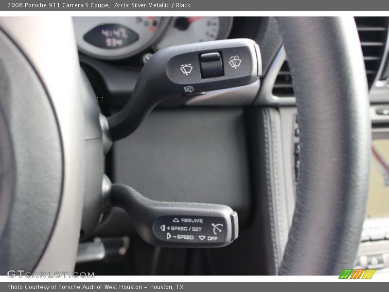 Arctic Silver Metallic / Black 2008 Porsche 911 Carrera S Coupe