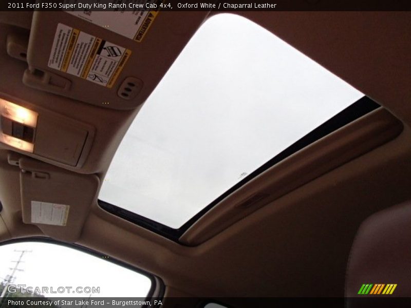 Oxford White / Chaparral Leather 2011 Ford F350 Super Duty King Ranch Crew Cab 4x4