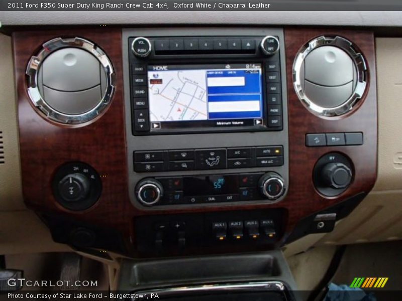 Oxford White / Chaparral Leather 2011 Ford F350 Super Duty King Ranch Crew Cab 4x4