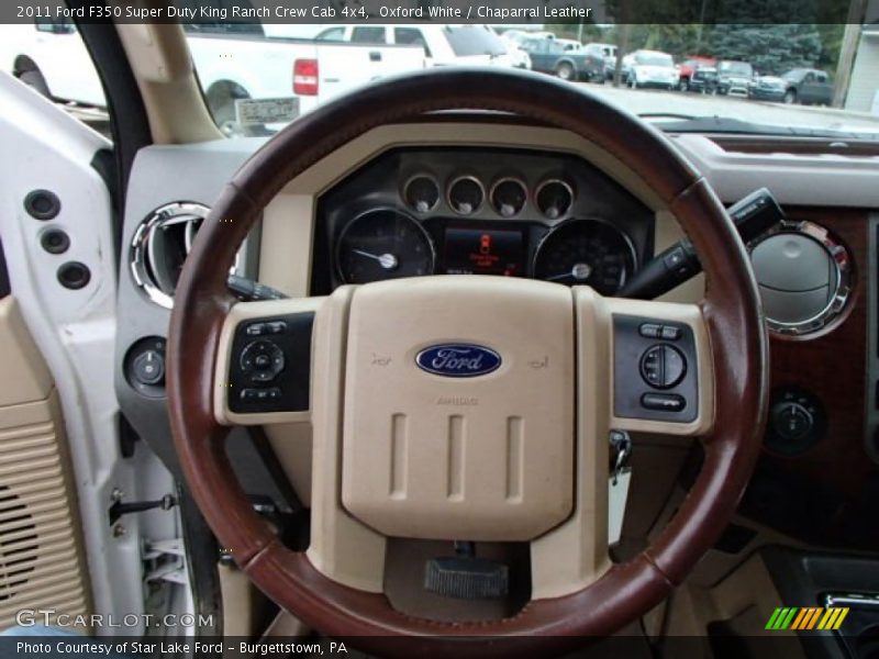 Oxford White / Chaparral Leather 2011 Ford F350 Super Duty King Ranch Crew Cab 4x4