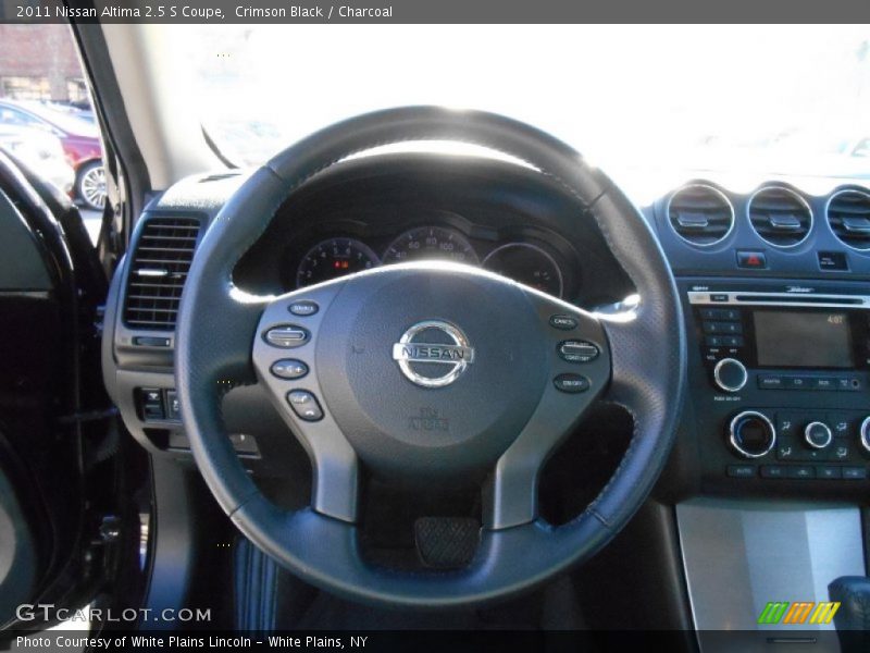 Crimson Black / Charcoal 2011 Nissan Altima 2.5 S Coupe