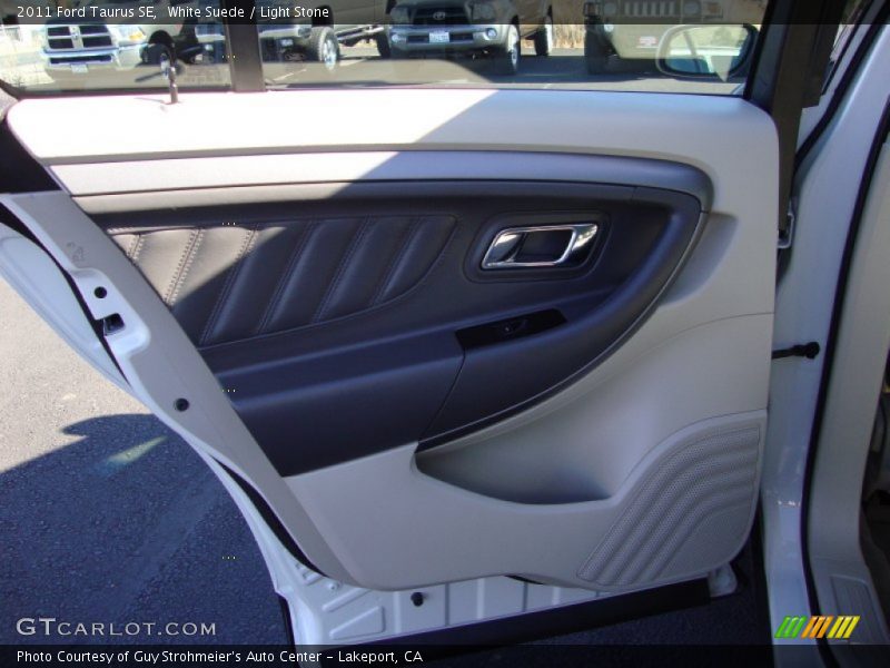 White Suede / Light Stone 2011 Ford Taurus SE