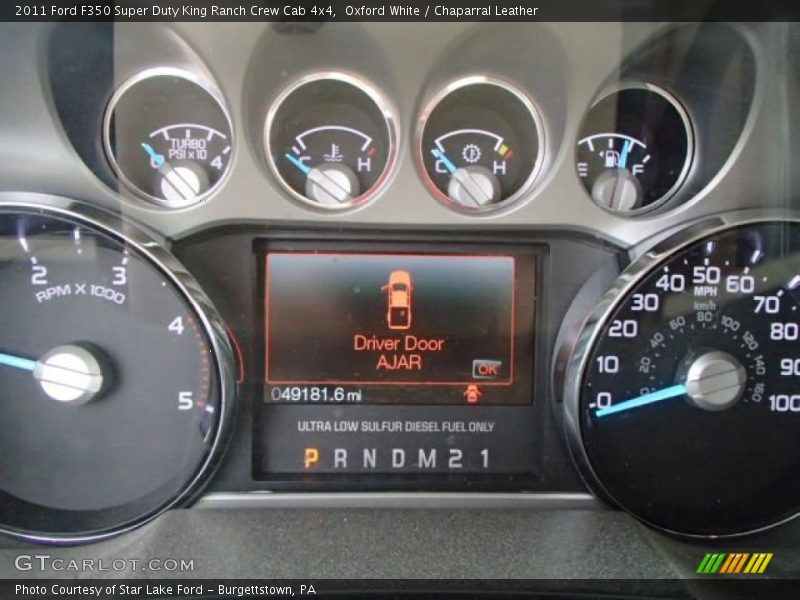 Oxford White / Chaparral Leather 2011 Ford F350 Super Duty King Ranch Crew Cab 4x4