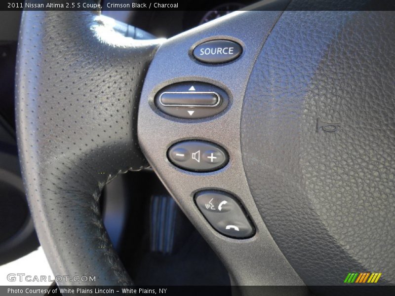 Crimson Black / Charcoal 2011 Nissan Altima 2.5 S Coupe