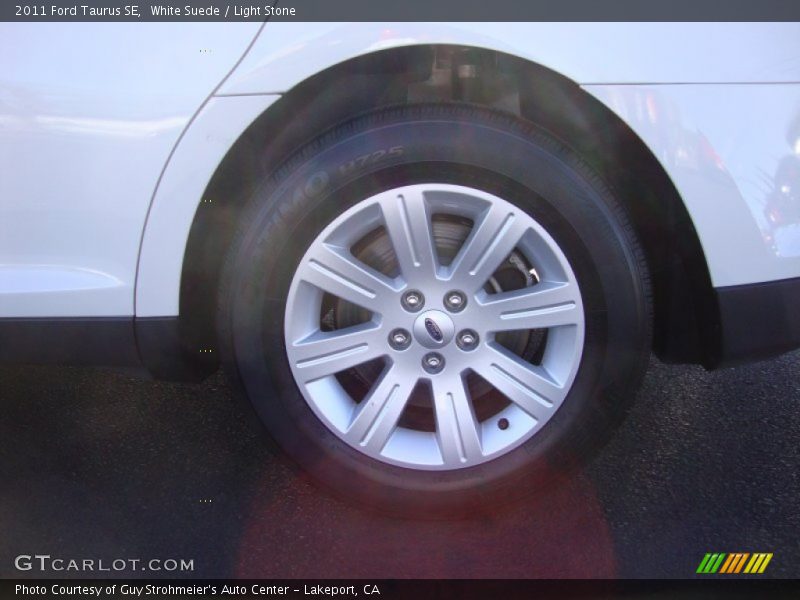 White Suede / Light Stone 2011 Ford Taurus SE