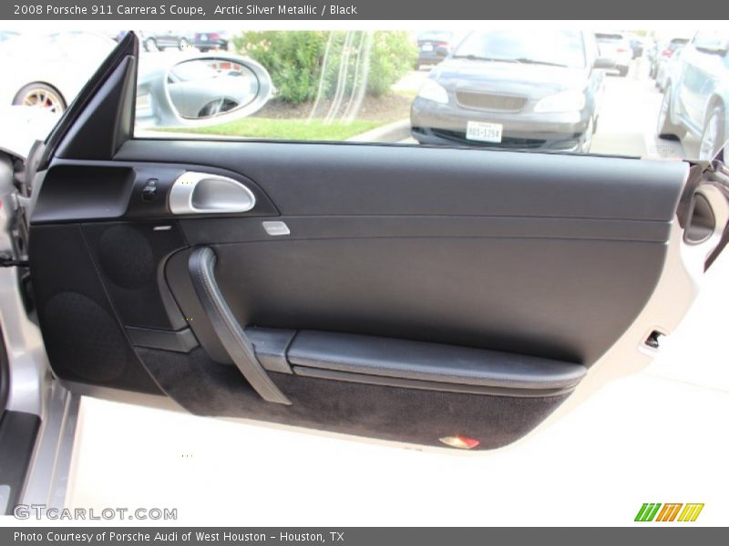 Arctic Silver Metallic / Black 2008 Porsche 911 Carrera S Coupe