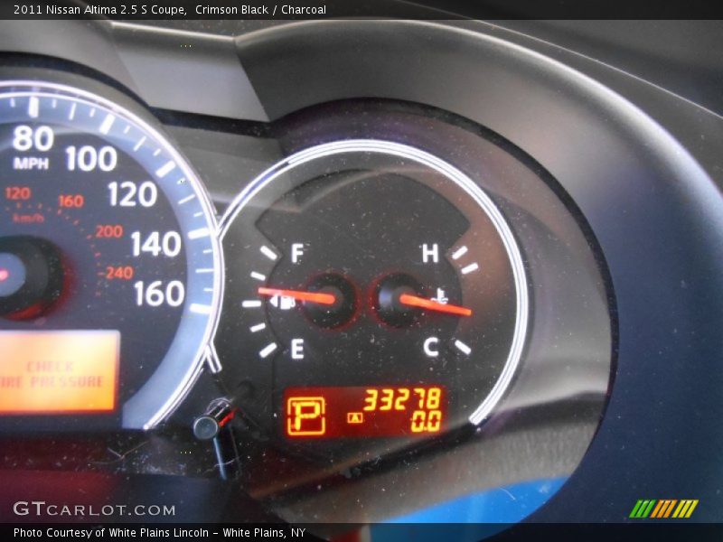 Crimson Black / Charcoal 2011 Nissan Altima 2.5 S Coupe